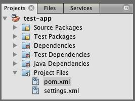 Sonatype CLM - IDE User Guide 25 Figure 6.4: Project View with the pom.xml in Netbeans If you right-click on the pom.