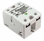 Class 6 Solid State Relays/, SPST-NC,, -1 mp Rating continued UL Recognized File No. E297 LED Status Lamp Internal Snubber Solid State Circuitry.