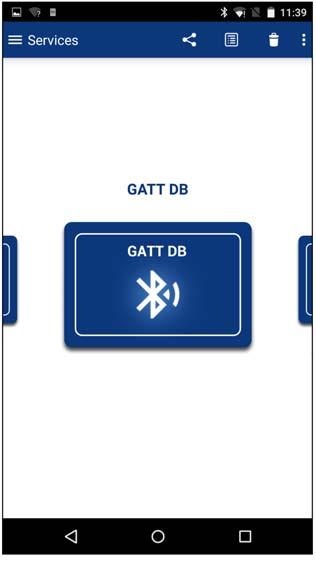 Example Projects 4. Click the GATT DB menu option (see Figure 4-65)