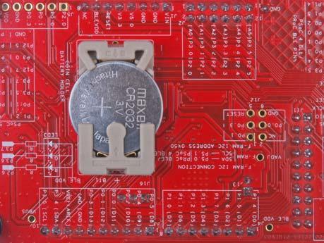 Hardware The BLE Pioneer Baseboard also contains a CR20