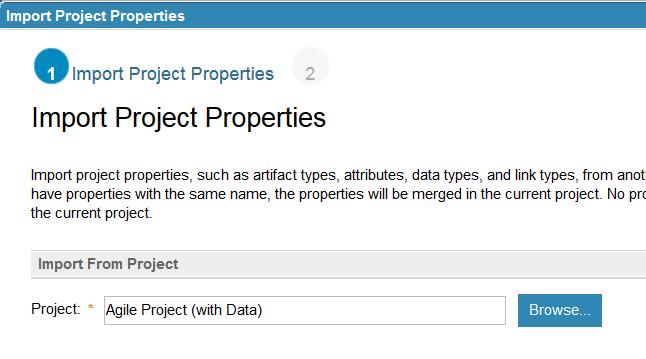 4. Click Next. The Review Property Changes page shows the set of things that will be changed when you complete the import. Click Finish and then Close.