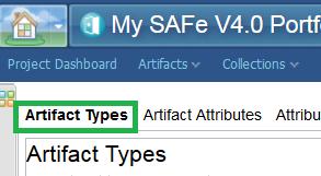 2. Navigate to the [SAFe] Strategic Theme artifact and select it for editing.