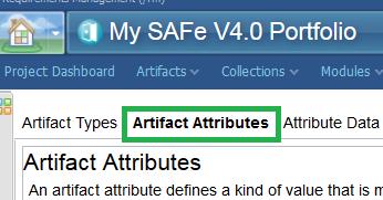 In the Artifact Attributes box, navigate to the Allocated Investment attribute and