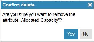 the Allocated Capacity attribute and