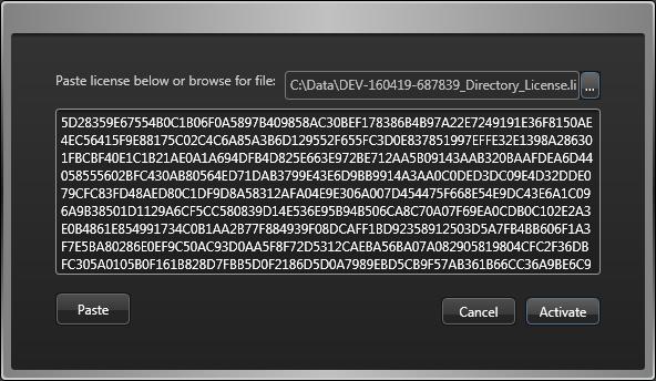 the license key to a file The default name is your System ID followed by _Directory_Licenselic 8 Return to the Config Tool workstation 9 In the
