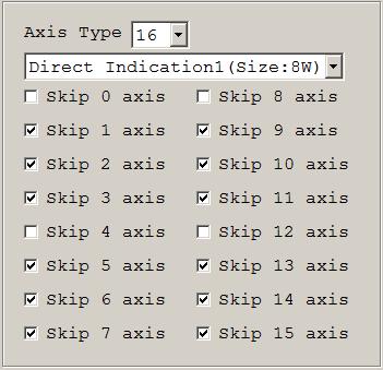 unused axes are skipped. Figure 3-18 The gateway will compress the 16 bytes of data for each used axis into 64 bytes instead of reserving 16 bytes for each unconnected axis.