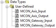 3.4.5. Repeat steps 3.4.1 through 3.4.4 but select the MCON_Gateway_Output_UDT.L5X file.