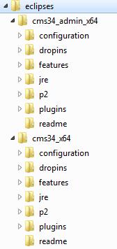 20 Installing the DITA CMS Eclipse Client Operating system Windows 64 bit Windows 64 bit Linux JRE JRE 32 bit JRE 64 bit N/A Default directory C:\Program Files (x86)\java\jre6\ C:\Program