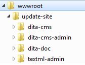 Packaging and deploying the DITA CMS Eclipse Client 11 For example: 4. Download the plug-ins from the IIASOFT download site at the following URL: http://cms.ixiasoft.com/downloads/plugins/4.1/ 5.