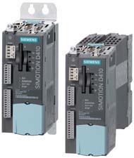 Motion Control System D Drive-based D410 Control Units Siemens AG 2012 Overview Left: D410 Control Unit attached to mounting plate Right: D410 Control Unit, snapped onto PM340 Power Module D410 is
