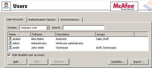 2.7 Mapping of user accounts and groups from the Active Directory NT authentication To enable automatic user authentication from web browsers and to keep compatibility with older Windows versions, it