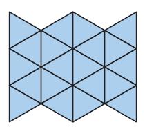 Regular A regular tessellation is formed by