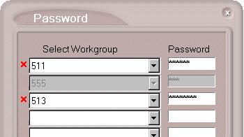 Re-enter the password and click OK.