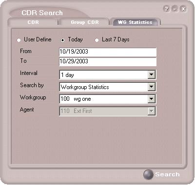 Running a Search Note: (For example, when you search for Connected Calls, the time range as Today, and sorting by N/A, CDR will retrieve the total number of connected calls for today.