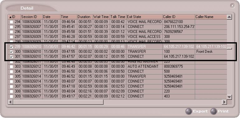 Example Call Sequences and their Effect on CDR Records To run a search on: All trunks busy for workgroup trunks (for outbound calls) All Unanswered Calls by Agent Use these fields and settings: Set