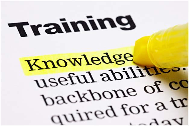 Proper and current training Encourage compliance