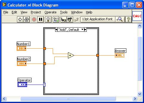 Block Diagram: The Block Diagram should look like this when you are