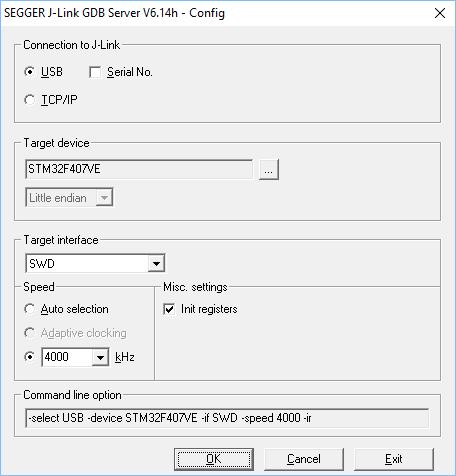59 CHAPTER 3 3.3.2.1 J-Link GDB Server Setting up GDB Server GUI version The GUI version of GDB Server is part of the Windows J-Link Software Package (JLinkGDBServer.exe).