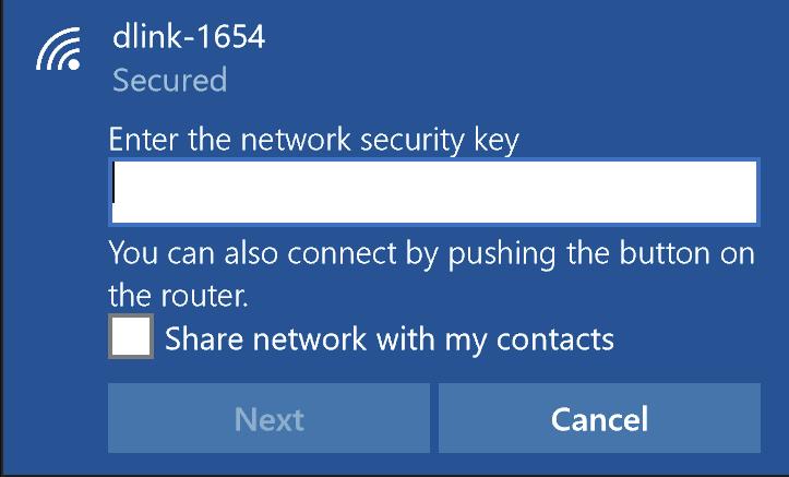 Section 6- Connecting a Wireless Client To connect to the SSID, click Connect. To automatically connect with the router when your device next detects the SSID, click the check box.