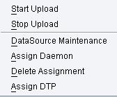 Daemon Settings Create daemon - Enter an ID for the daemon. There can be up to 99 daemons assigned the numbers 01 to 99.