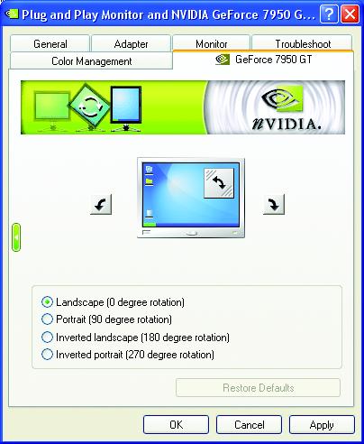 Tools properties The NVIDIA settings taskbar utility lets you conveniently access various features and presets you've configured in the Display Properties directly from the Windows taskbar.