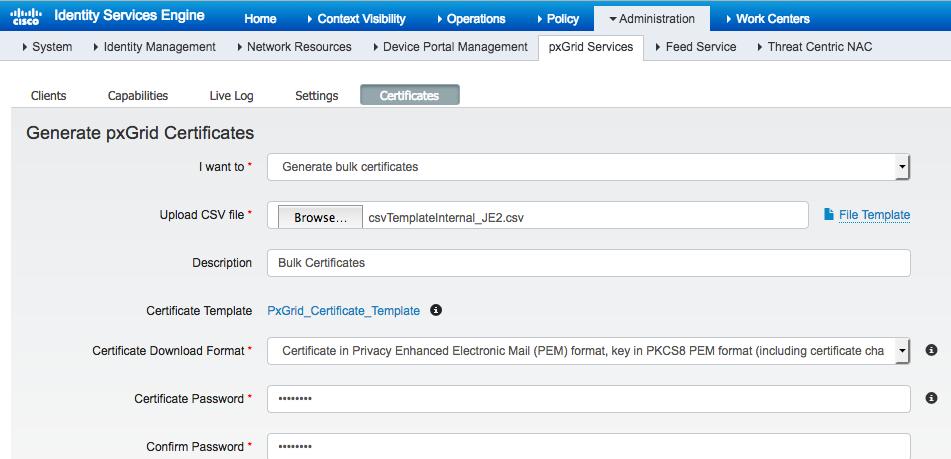 client certificates using JAVA in PEM format Step 5 Step 6 Select
