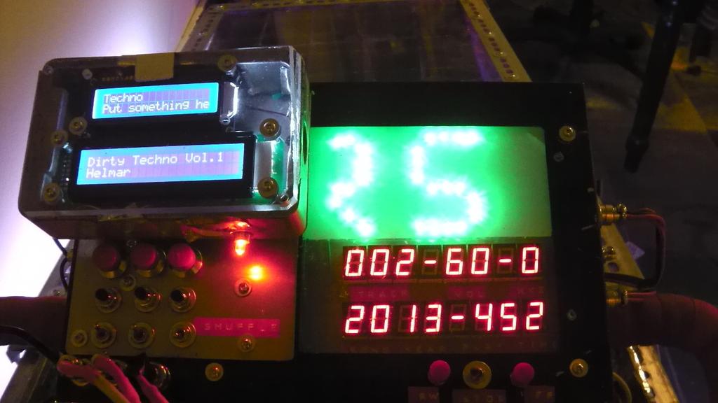 Raspberry Pi based MP3 jukebox with USB display board 2014 Russell