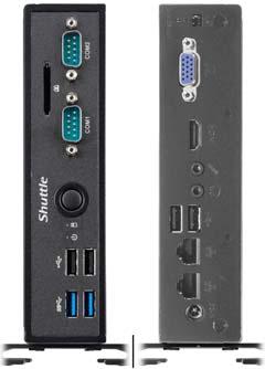 0 2x COM HDMI + DisplayPort 2x Audio 2x USB 3.0 2x Gigabit LAN (Intel) 1x 2.5 (6.35cm) max. 12.5 mm in height max. 2x 16 GB DDR3L-1600 Cardreader 2x USB 3.0, 2x USB 2.