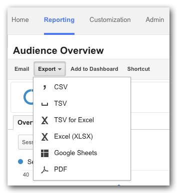 Reporting with Google Analytics If you want to view information about the pages you are tracking, go to your Google Analytics account and click the Reporting tab.