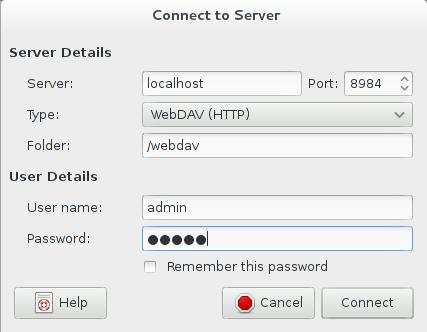 WebDAV: GNOME