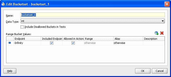 Working with Bucketsets To change the order of buckets in a list of values bucketset: 1. In the Edit Bucketset dialog for the bucketset, select the bucket you want to reorder. 2.