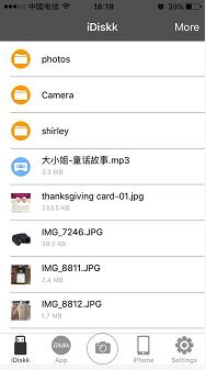 3 All photos and videos are stored in"camera" 8.