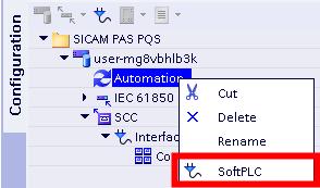 Go to Templates and create the commands and indications for SoftPLC, which you will use in the HMI (DC Pulse Double Command, DP Double Point
