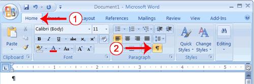 Understanding Nonprinting Characters Certain characters, called nonprinting caharacters, do not print and will not appear in your printed document but do affect your document layout.