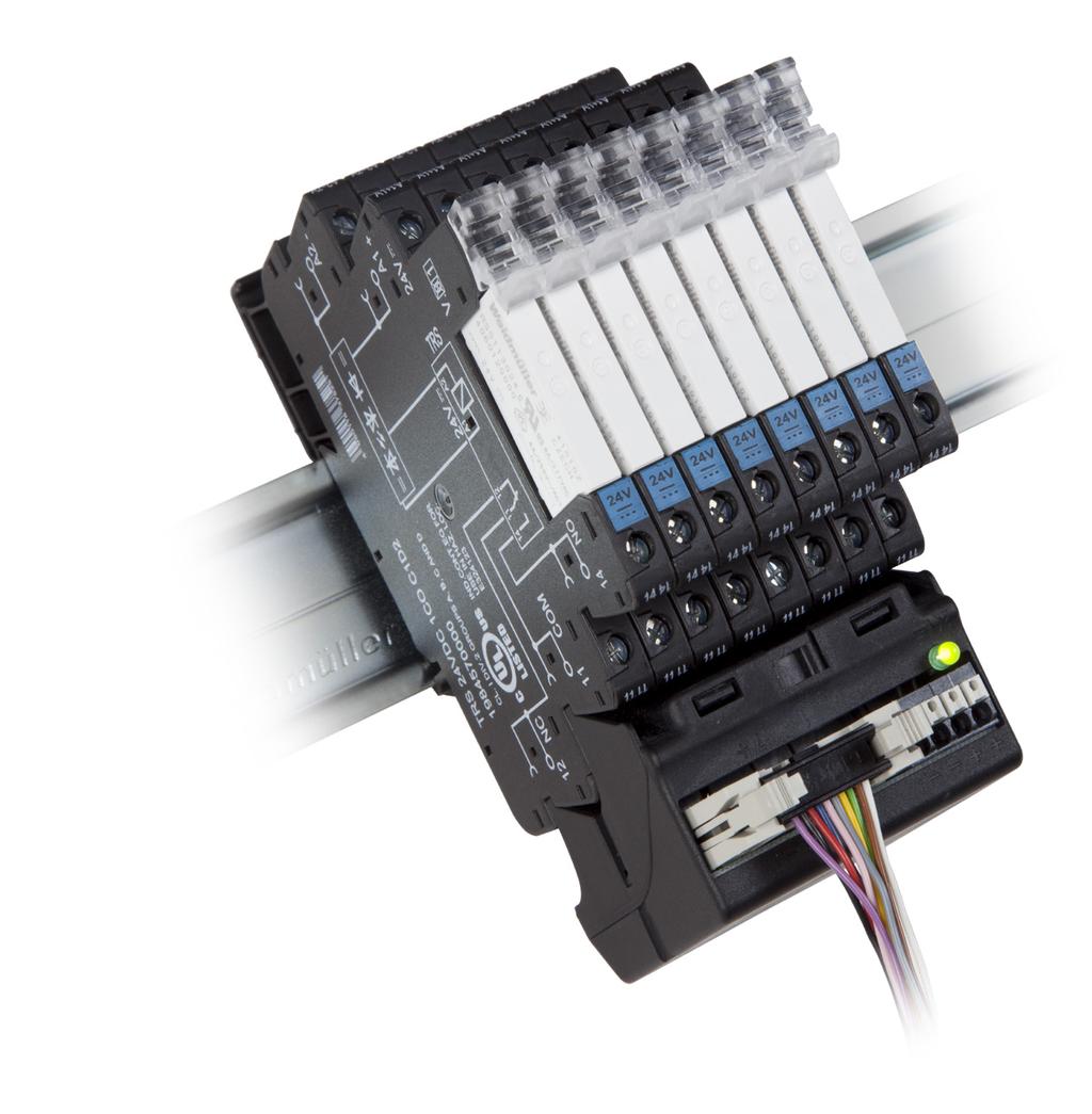 Datasheet TERMSERIES Interface Adapter (TIA) NEW Extensive wiring complexity leads to high throughput times in electrical cabinets.