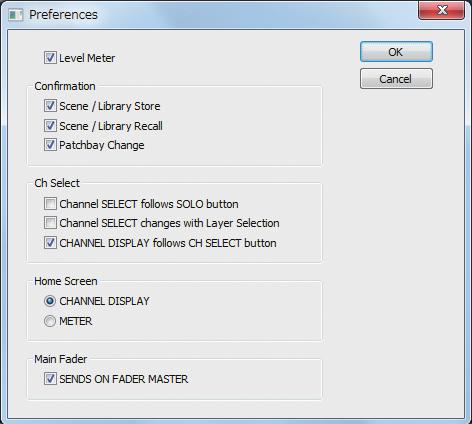 Using M-480 RCS Preference settings Here s how to make preference settings within M-480 RCS. The settings you make here will not be reflected in the M-480 console.