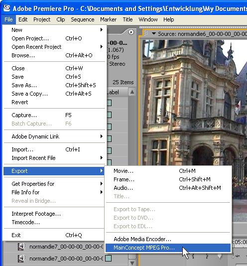 To export the Timeline using one of these options, make sure the Timeline window is active and choose File > Export >