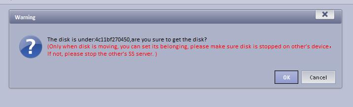 will be abnormal, see  Figure 2-28 If you have to use this disk, click Rob, and click, when you see prompt, click