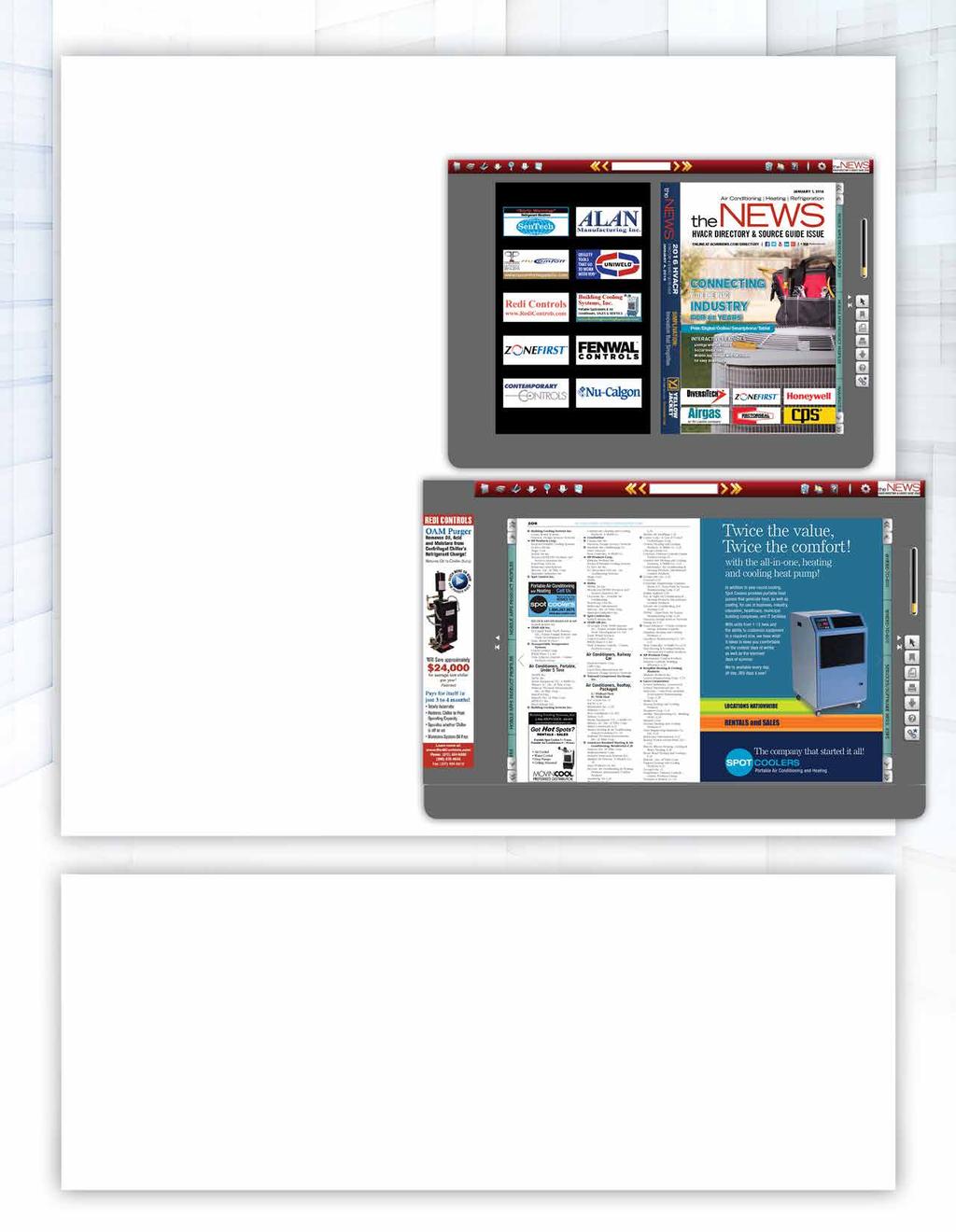 Digital Edition Sponsor Opportunities An exact replica of the print issue with live links and tracking!