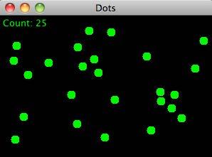 //******************************************************************** // Dots.java // Demonstrates mouse events. //******************************************************************** import javax.