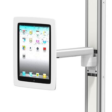 Tablets VHM-25 Variable Height Arm for ipad Channel Mount VHM-25 Arm VHM-25 Arm with 7 /17.8 cm Horizontal Extension VHM-25 Arm with 7 /17.