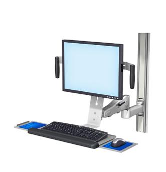 45 lb / 11.4 kg Monitor and Keyboard L Bracket WS-0012-11 FLP-0008-45 20.8 /52.
