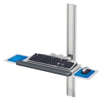 8 cm Ergo Keyboard Tray with Wrist Rest and Slide-Out Mouse Trays WM-0023-49 M Series Articulating Arm Keyboard Mount with Folding Function M