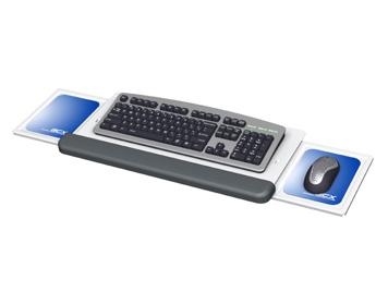 8 cm Ergo Keyboard Tray with Wrist Rest, Sliding Mouse Trays and Bottom Cover WM-0023-56 Keyboard Plates 17 /43.