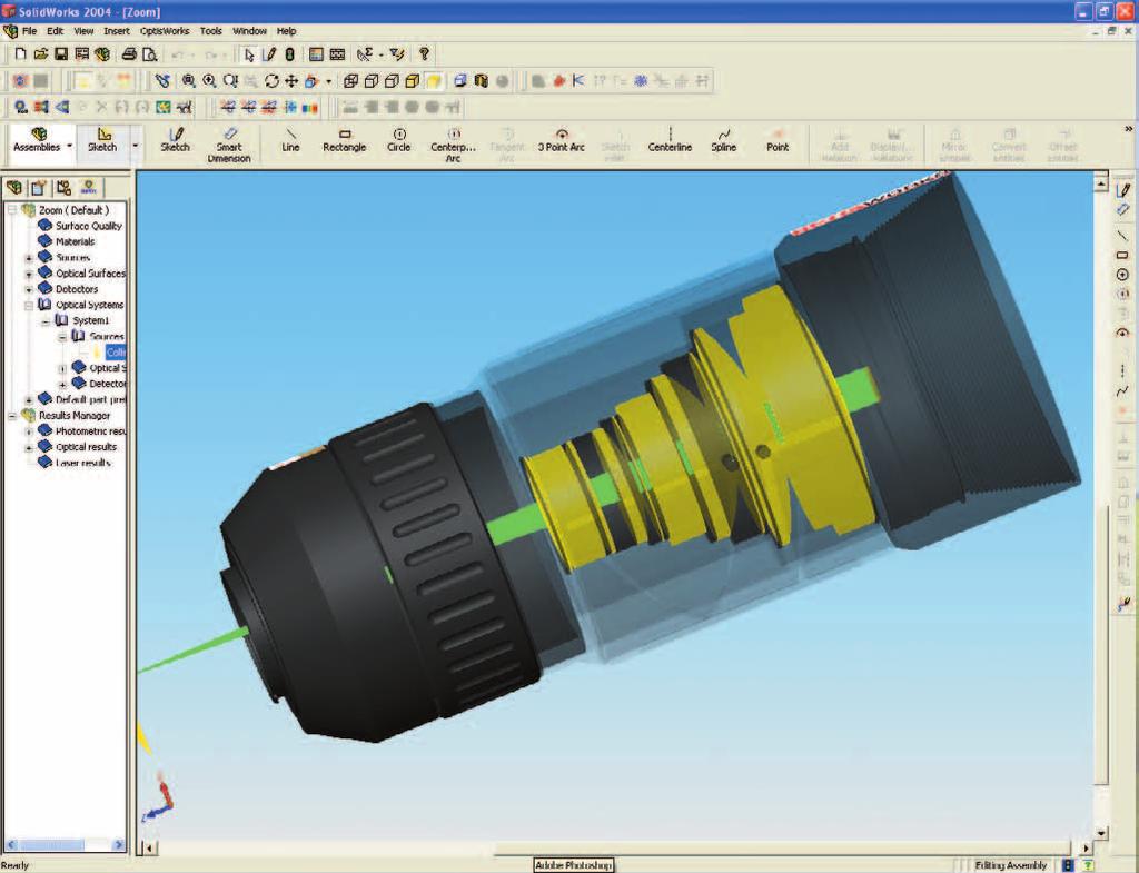 OPTISWORKS THE MARKET LEADING TOOLSET FOR OPTIMIZING LIGHT IN ANY SYSTEM DIRECTLY IN SOLIDWORKS