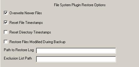 8.3.3 Setting Restore Options Figure 8-4: Restore Options for File-level Restore Quest NetVault Backup Plug-in for VMware User s Guide 77 Click the Restore Options tab, and configure the following