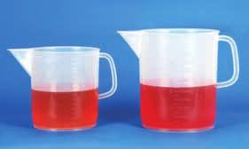 These jugs have raised graduations, provide excellent contact clarity and are provided with excellent thumb grip on handle.