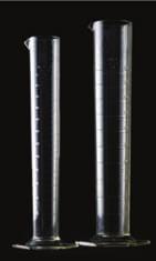 26 Cylinders CYLINDER, MEASURING Measuring cylinders, moulded in polypropylene, are single piece cylinders.
