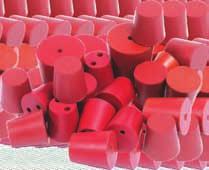 74 Stoppers RUBBER STOPPERS With number moulded in on each piece. Dimensions are approximate. Solid No. B. Diam.mm T. Diam.mm Ht CH12500/1 000 6 9 16 CH12500/3 0 9 13 15.5 CH12500/4 1 11 14 18.