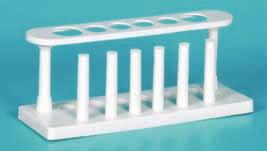 and convenient insertions and removal of tubes. These autoclavable racks can withstand sub-freezing temperatures.